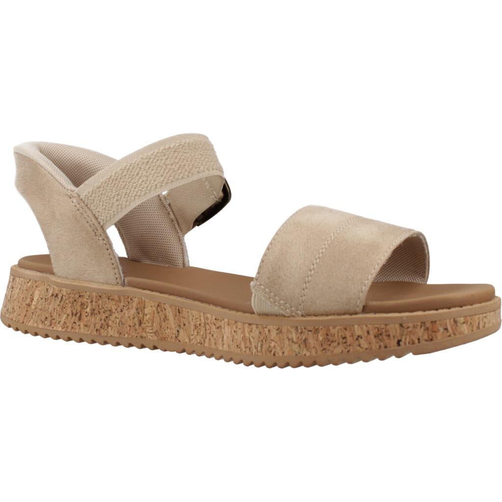 Sandales Skechers Bobs Sun Vibe - Be Corky, Beige, Femmes 5/5