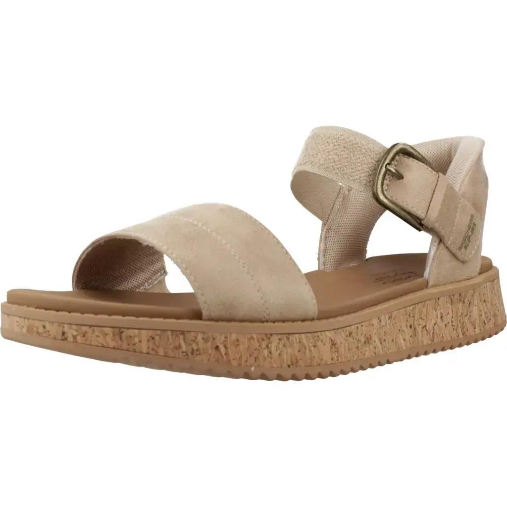 Сандали Skechers Bobs Sun Vibe - Be Corky, Бежов, Жени