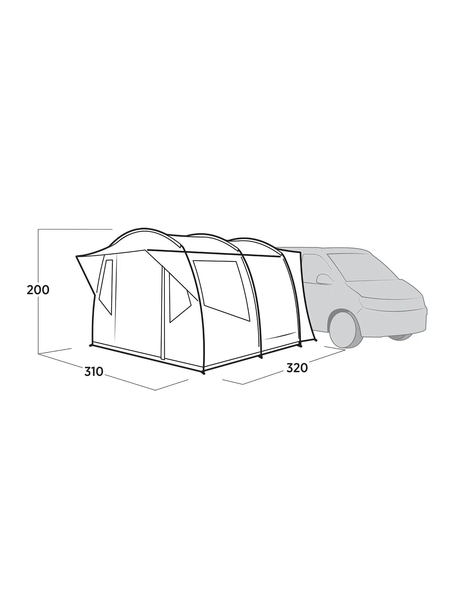 Namiot do kampera Easy Camp Reine - gray 2/7