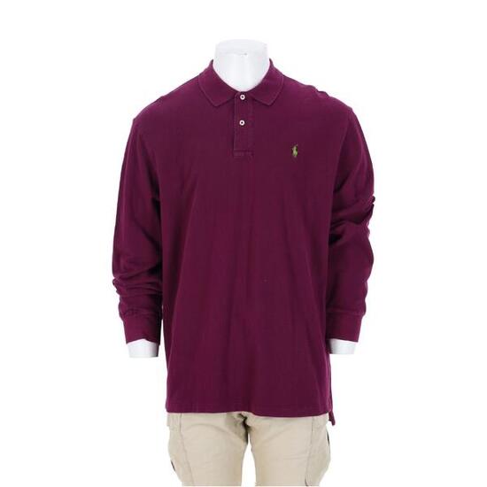 Reconditionné - Polo manches longues Homme Violet - Excellent