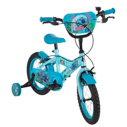 Disney Stitch Kugellager-Fahrrad für Kinder 14 Zoll – Fahrrad mit Stützrädern