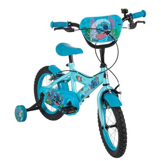 Disney Stitch Kugellager-Fahrrad für Kinder 14 Zoll – Fahrrad mit Stützrädern