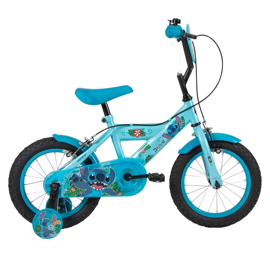 Disney Stitch bicicleta de rolamentos para crianças 14 polegadas – Bicicleta com 3/7