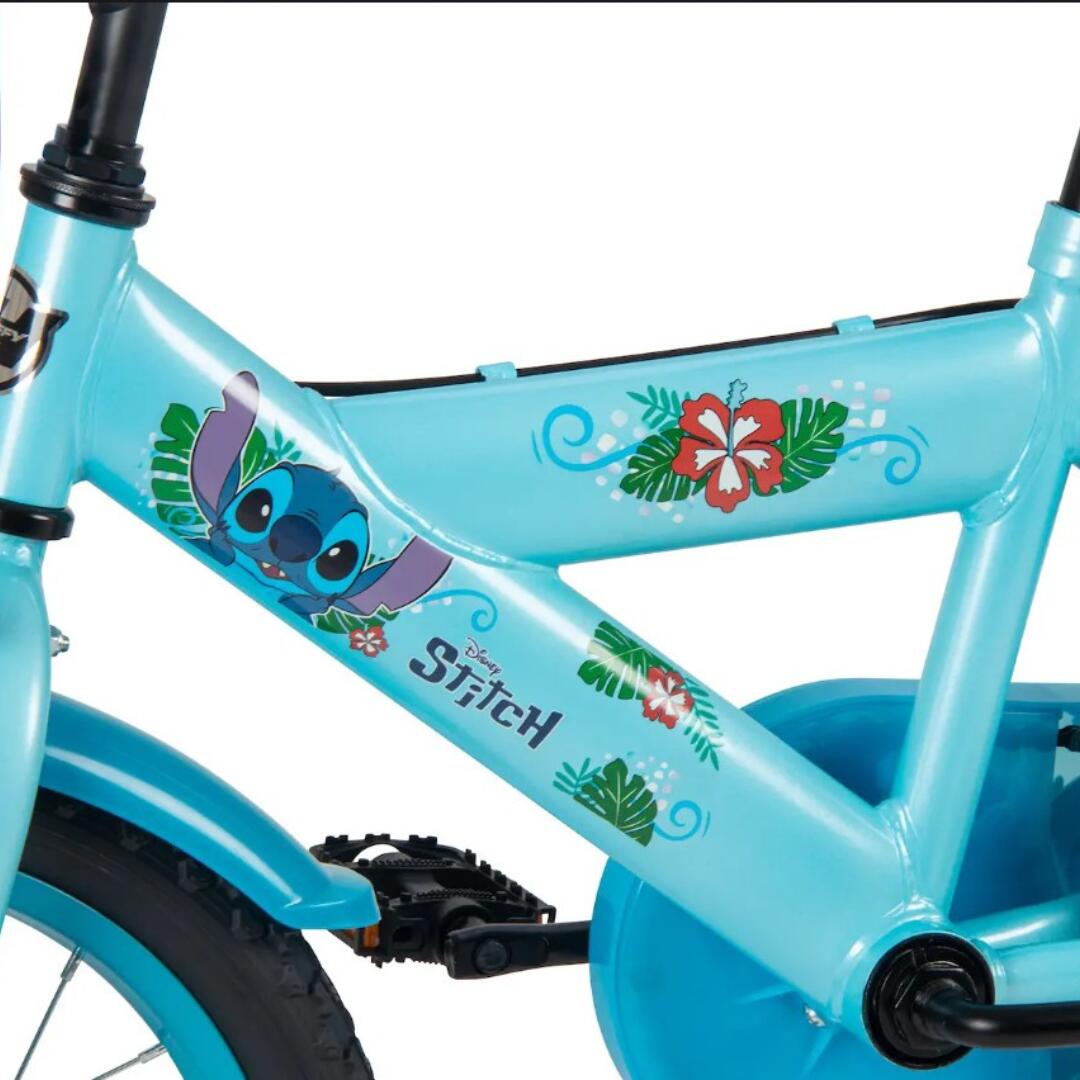 Disney Stitch bicicleta de rolamentos para crianças 14 polegadas – Bicicleta com 6/7