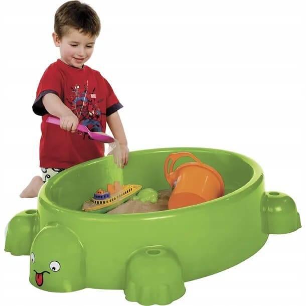 Kunststoffsandkasten, abschließbar Schildkröte 5/7