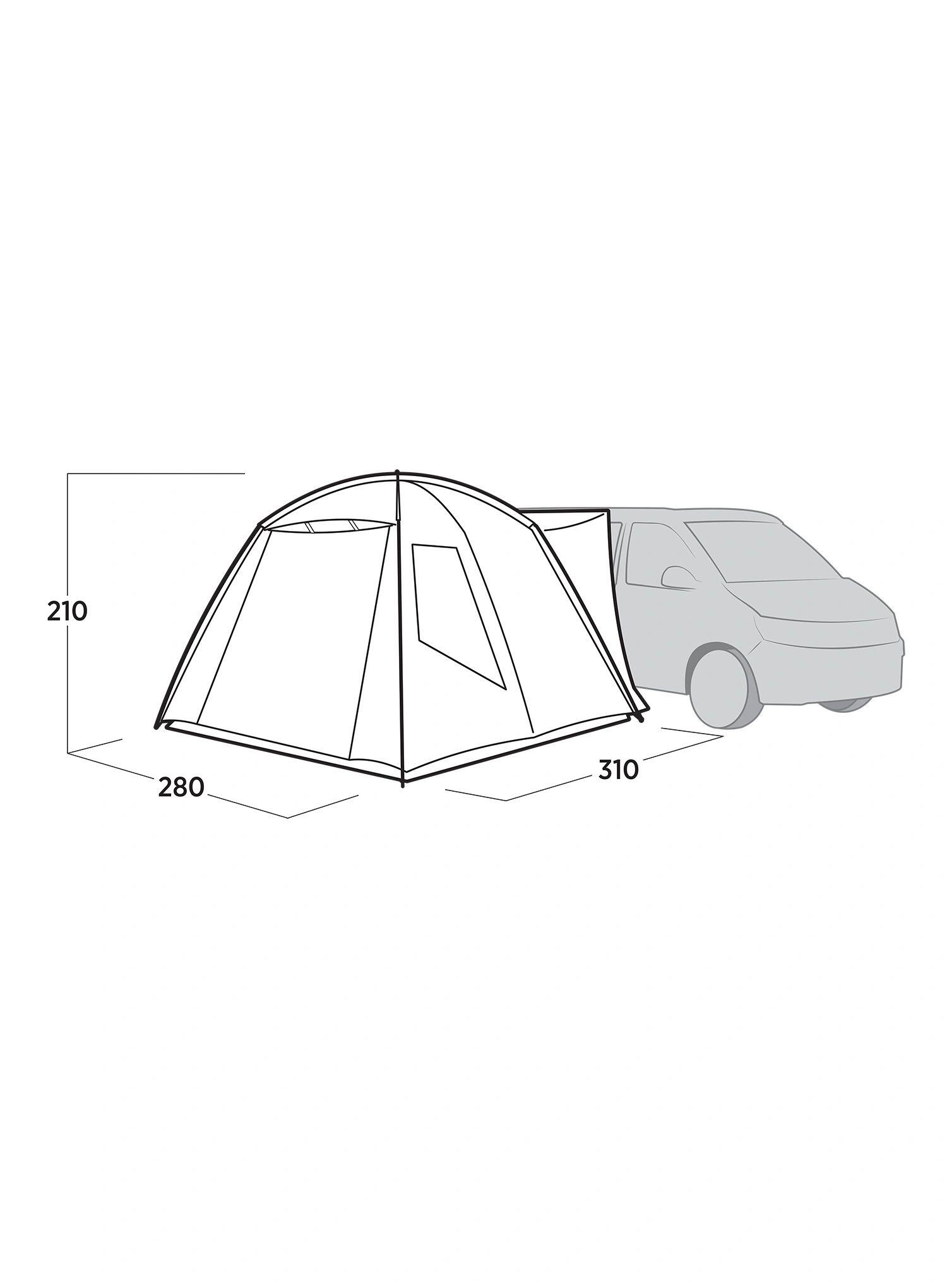 Namiot do kampera Easy Camp Utne - gray 2/7