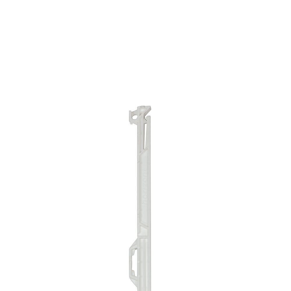 10 piquets blancs plastique 138 cm 2/3
