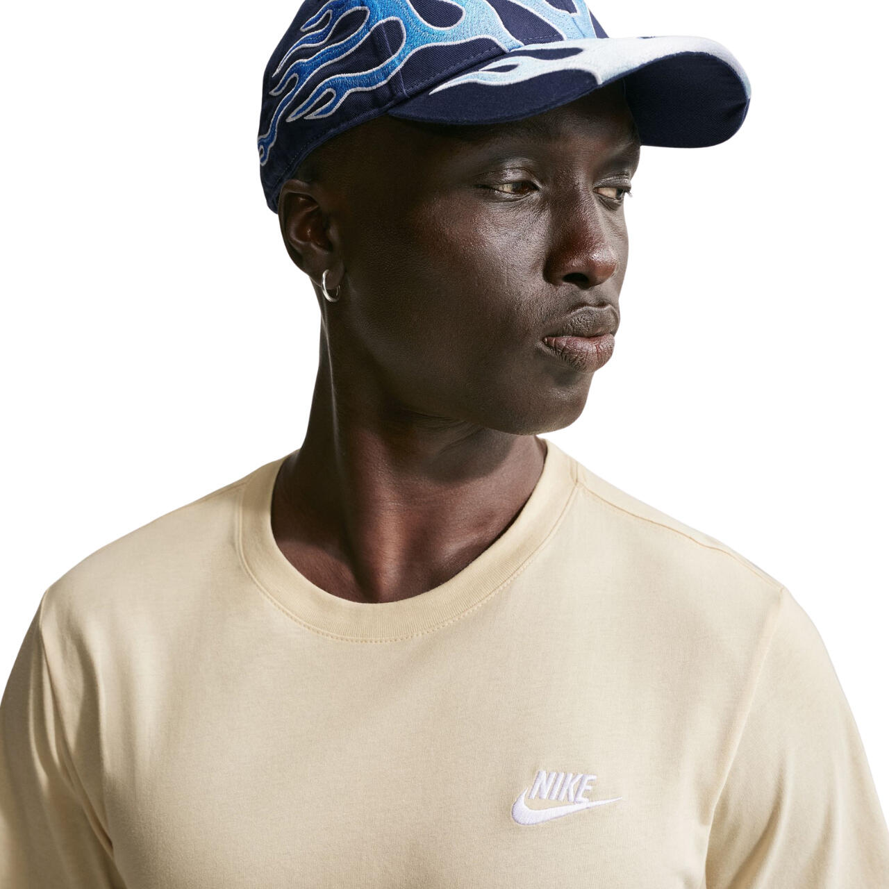 NIKE Tee-shirt Club homme - 100% coton, coupe classique 5/6