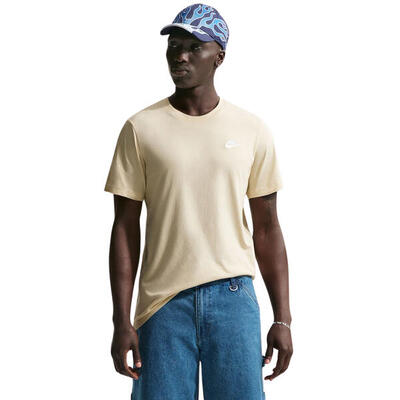 Nike club t-shirt voor heren - 100% katoen, klassieke pasvorm