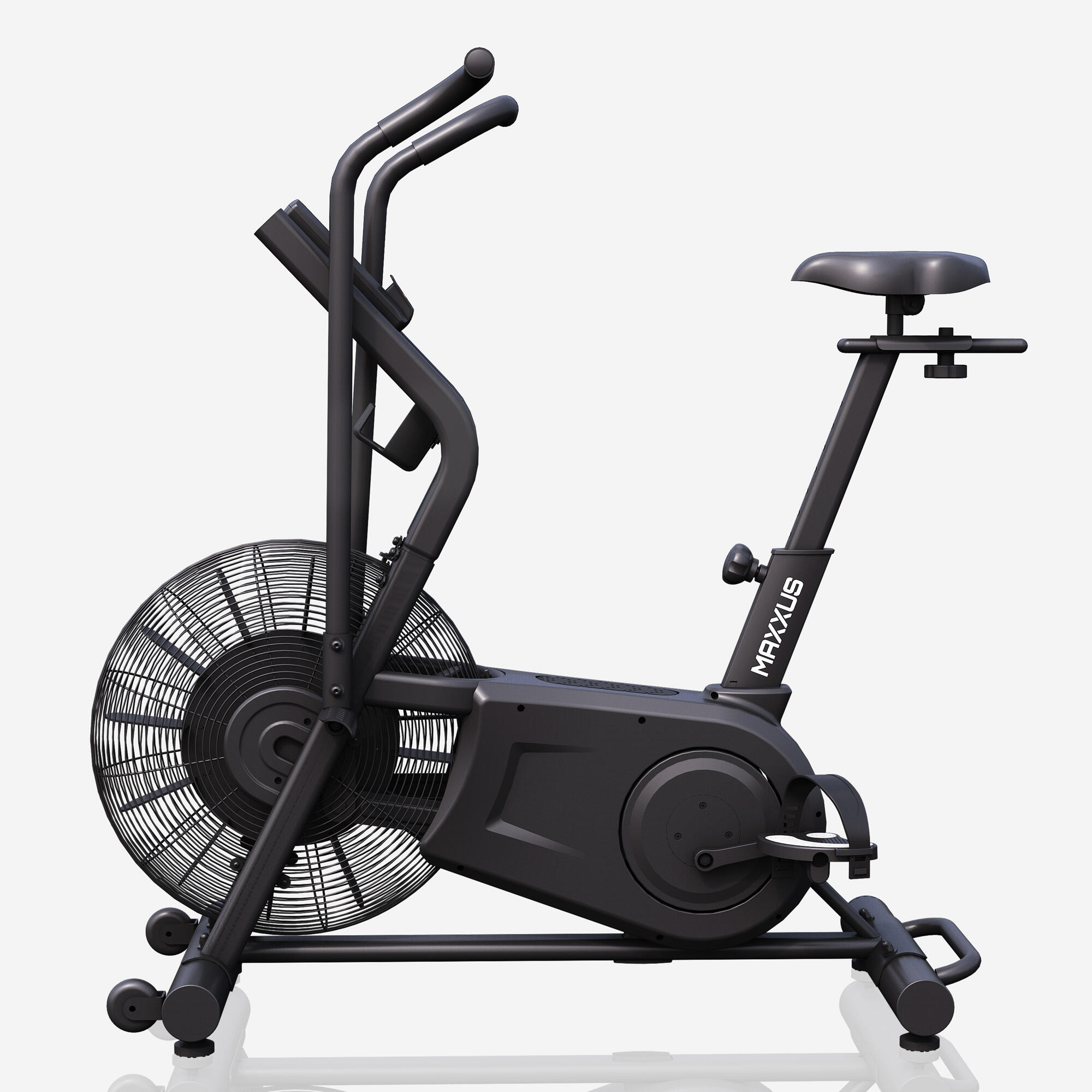 Vélo à résistance à l'air | 8 modes d'entraînement | LCD 3/4