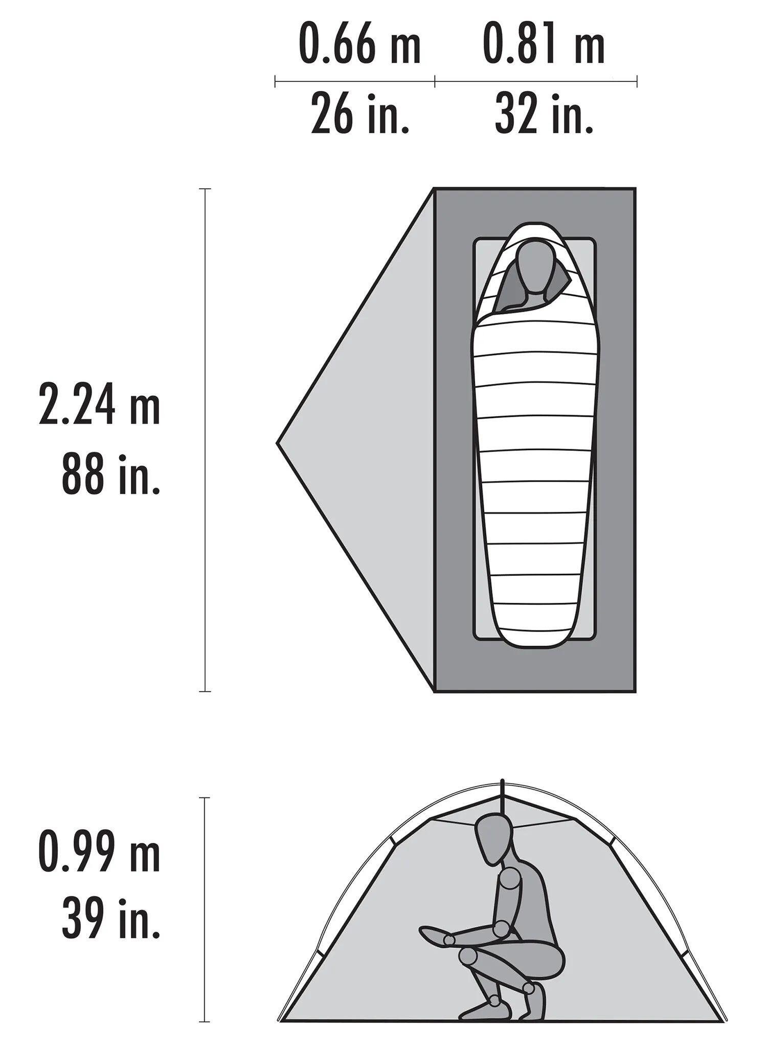 Namiot 1-osobowy MSR Hubba Hubba LT 1P Tent - green 2/7