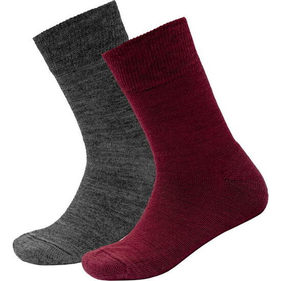 Socken Daily Merino Medium Sock Kid beetroot mix