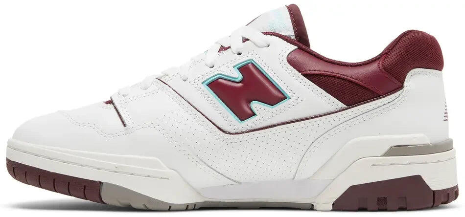 New Balance 550 Burgundy Cyan 2/5