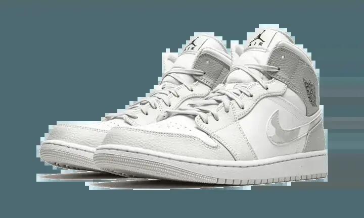 Zapatos - baloncesto - unisex - corte medio camuflaje - Air Jordan 1 Mid - gris 2/6
