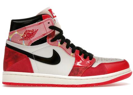 Zapatillas - baloncesto - bebé - altas Spider-Man - AJ1 - rojo/negro/blanco