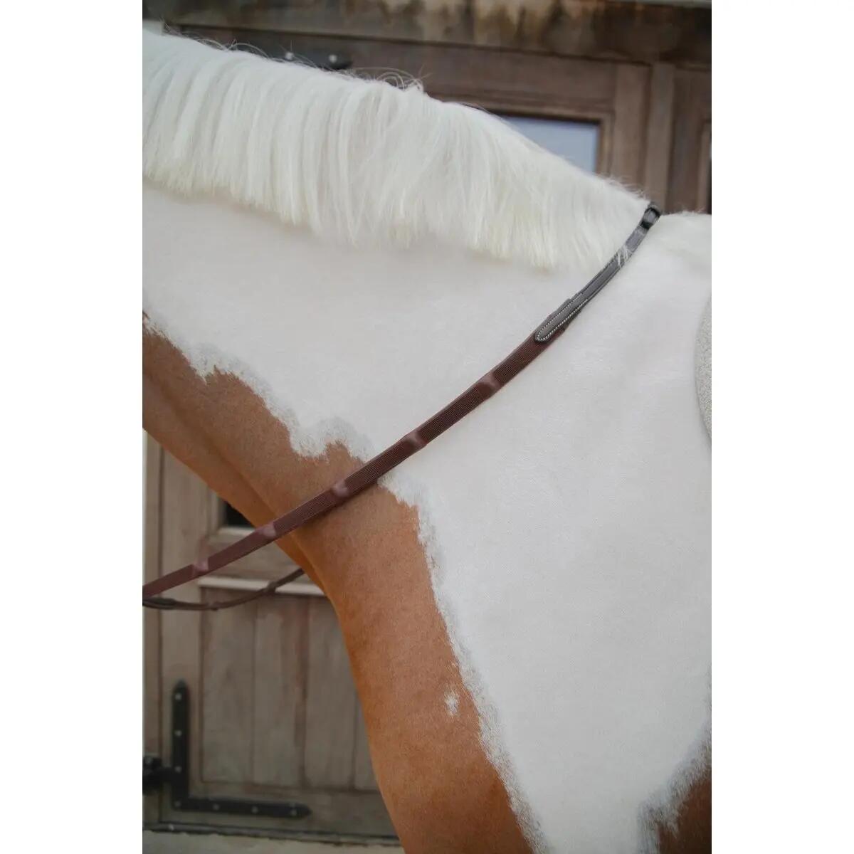 Redini per cavallo in gomma 1/2 con 7 fermagli integrati Dy'on 2/2