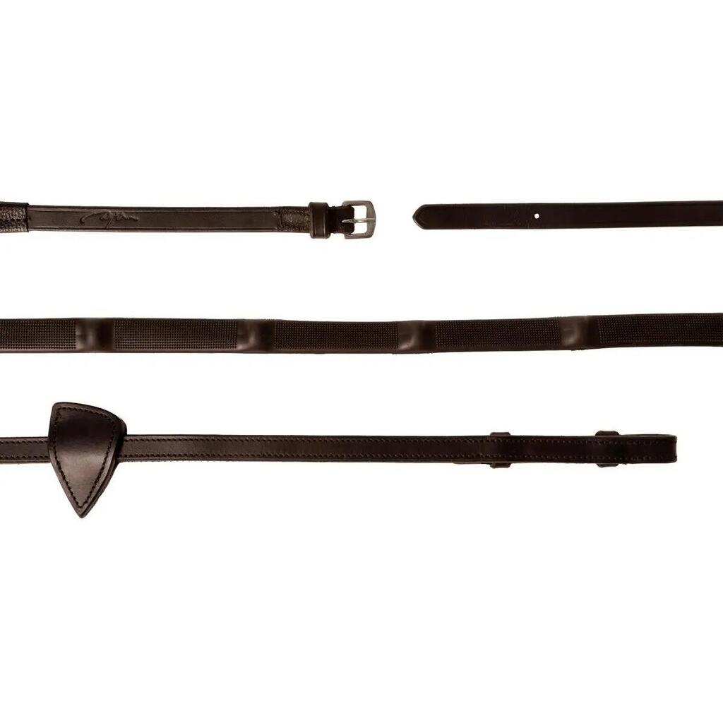 Rubber horse reins 1/2 with 7 built-in stops Dy'on