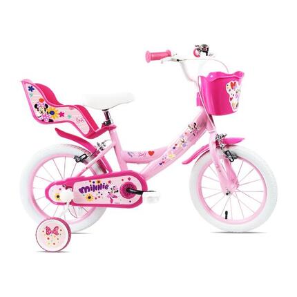 Vélo Enfant 14 Pouces 4-5 Ans Minnie Mouse
