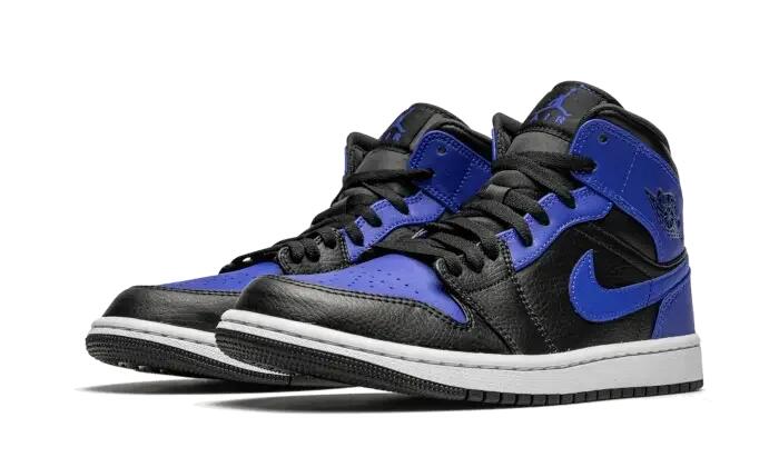 Air Jordan 1 Mid Hyper Royal Tumbled Leather - Taille : 45 EU 2/4