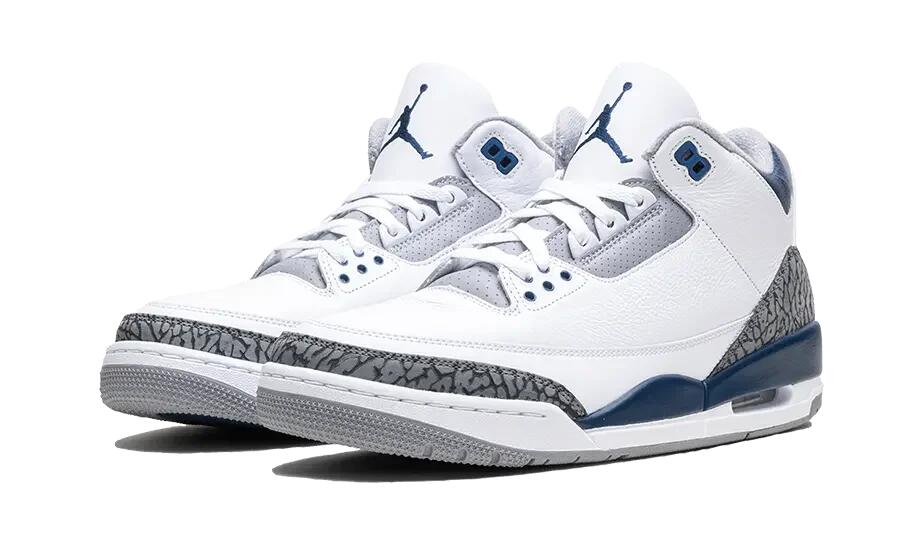 Schuhe - Basketball - Herren - Air Jordan 3 Retro - Weiß/Cementgrau/Schwarz 2/4