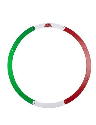 Cercle de pétanque pliant MS Pétanque - vert blanc rouge - Italie