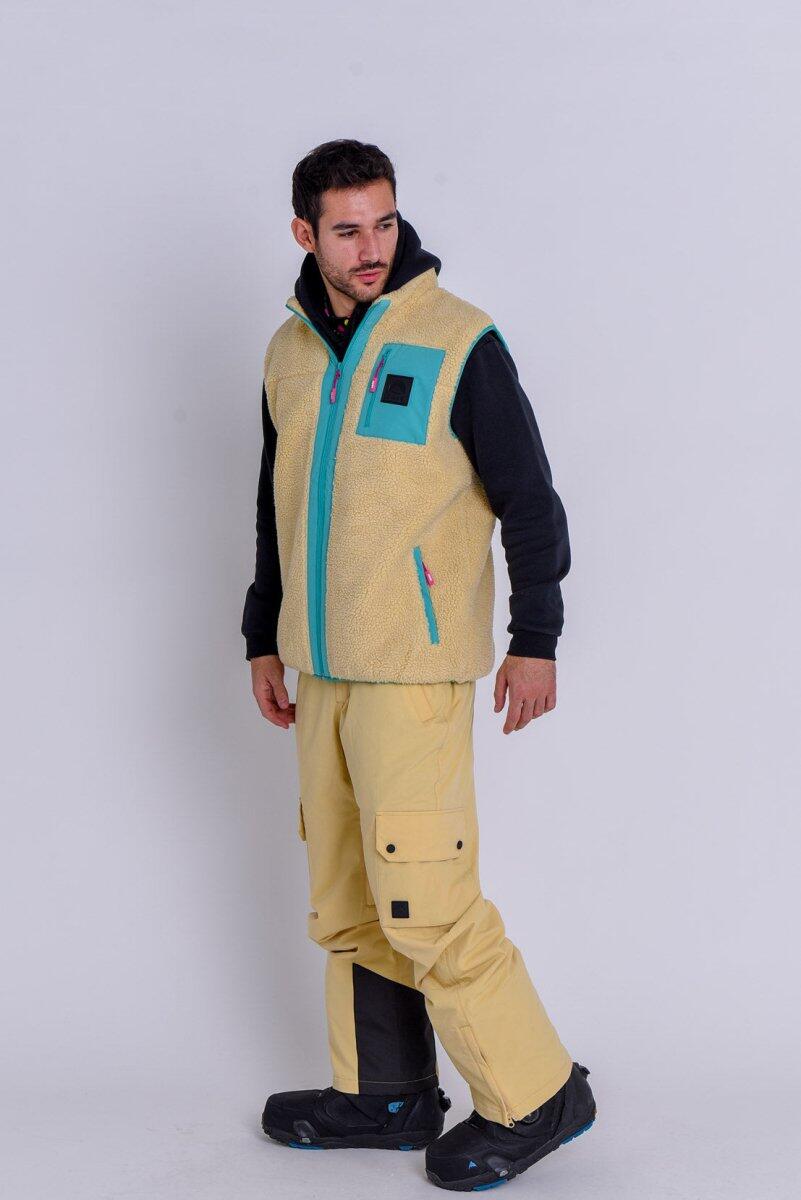 Dames Sherpa Vest Method Zand 5/5