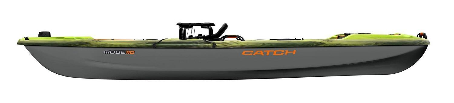 Jednoosobowy kajak wędkarski sit-on-top stabilny Pelican Catch Mode 110 TR 3/7
