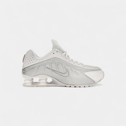 Nike Shox R4 White Metallic Silver (Women's)