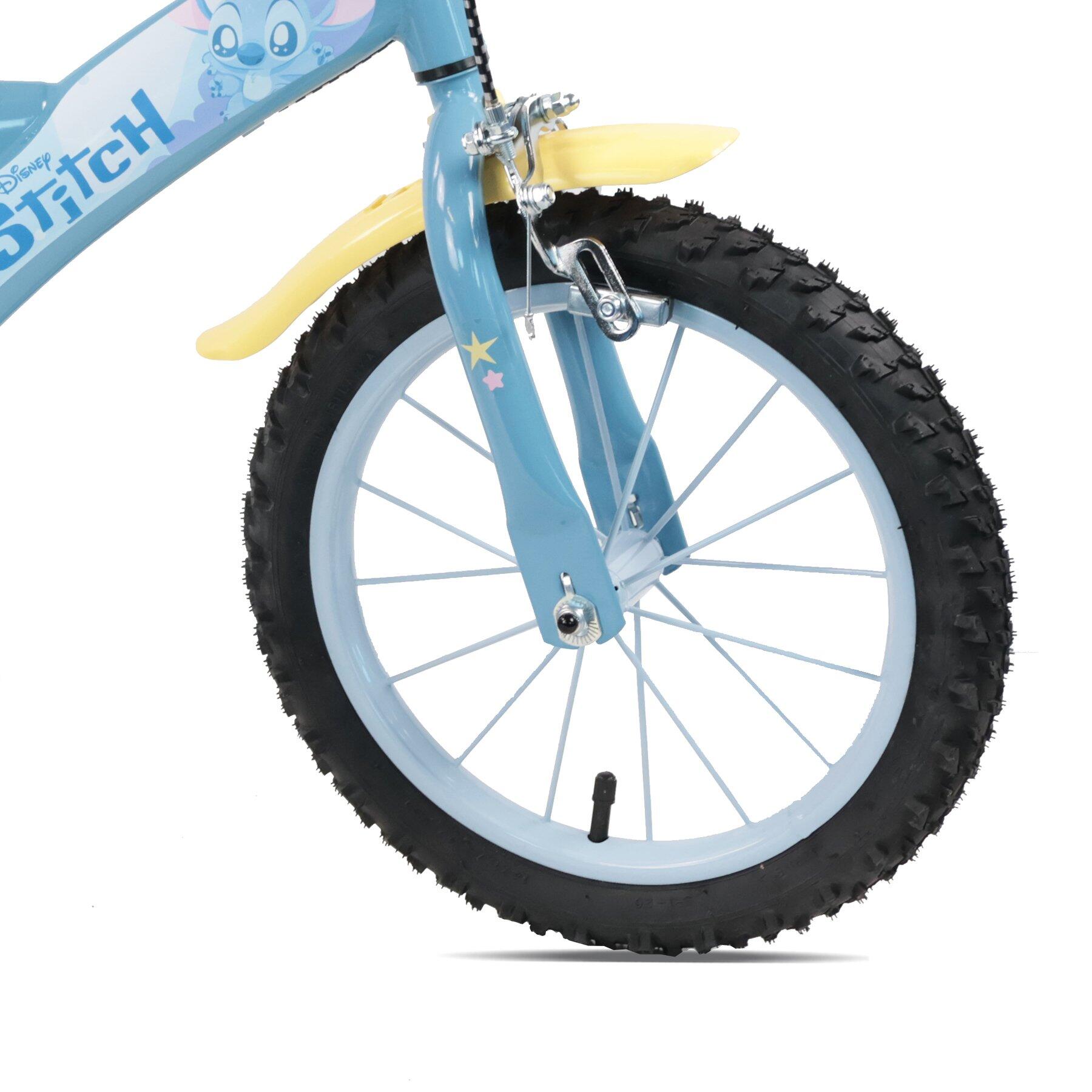 Vélo Enfant Stitch 20 Pouces – 7-10 Ans – 6 Vitesses Shimano – Freins à Disque – Porte-Bagages Et Éclairage – Noir
