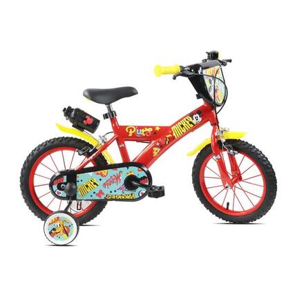 Vélo Enfant 14 Pouces 4-5 Ans Mickey Mouse