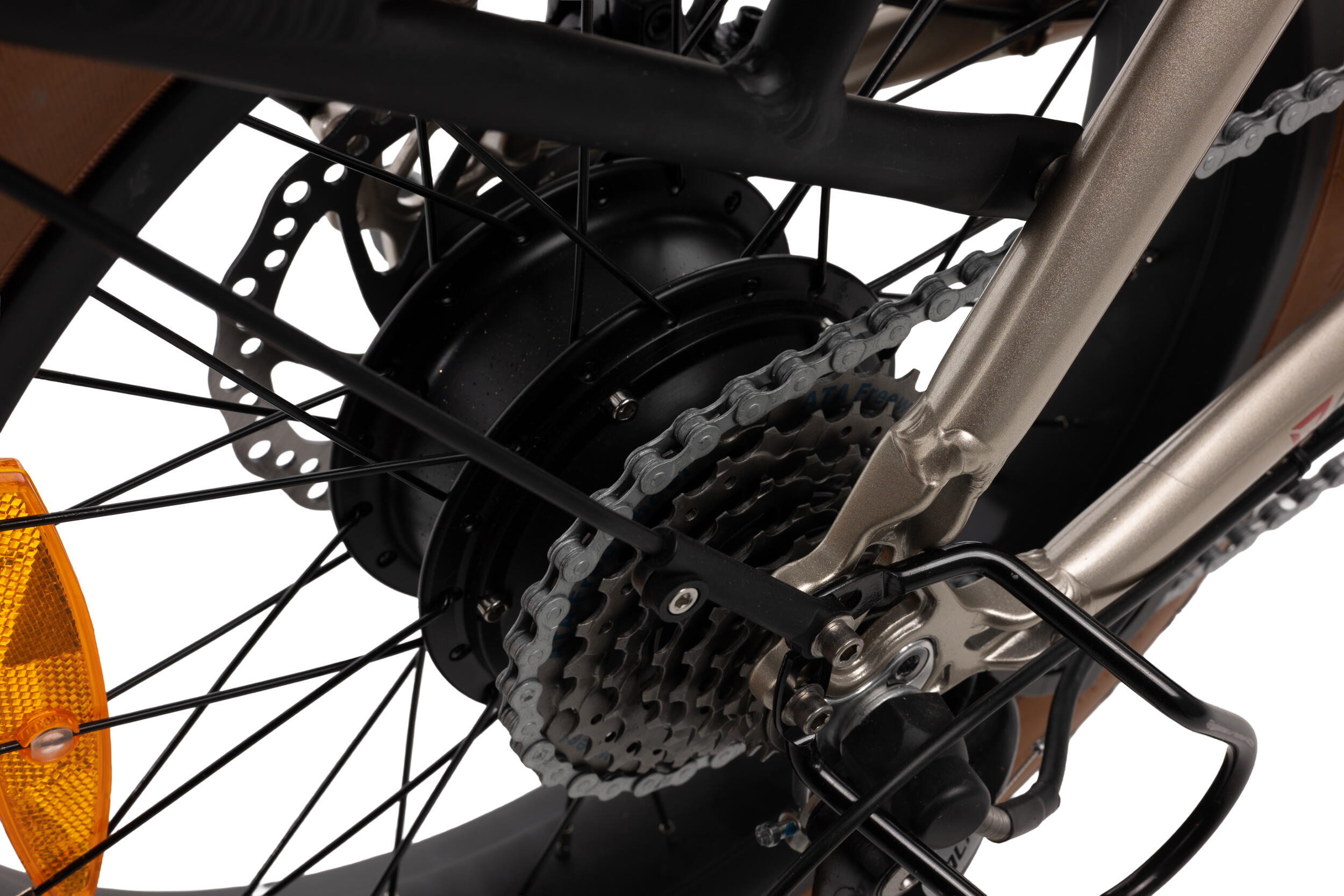 Rower elektryczny GERMINA FAT-BIKE składany 20" 90 km zasięgu 5/7