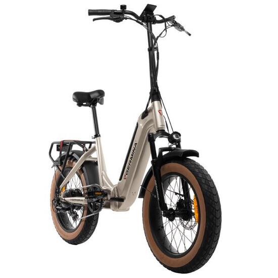 Rower elektryczny GERMINA FAT-BIKE składany 20" 90 km zasięgu