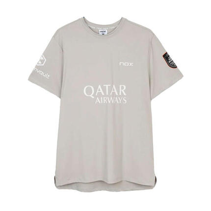 Camiseta Nox Agustin Tapia Sponsors AT10 Gris Claro 2026