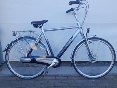 Gazelle orange 57 cm stadsfiets, tweedehands, naafdynamo
