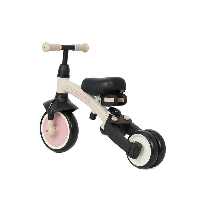 Tricycle Qplay Stager 3-en-1 Rose 5/7