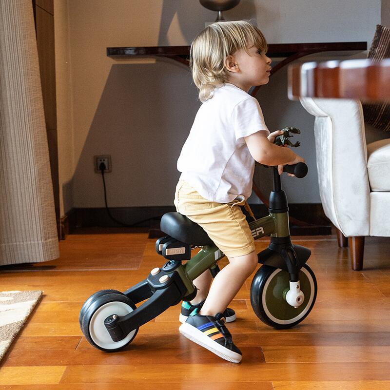 Tricycle Qplay Stager 3-en-1 Vert 7/7