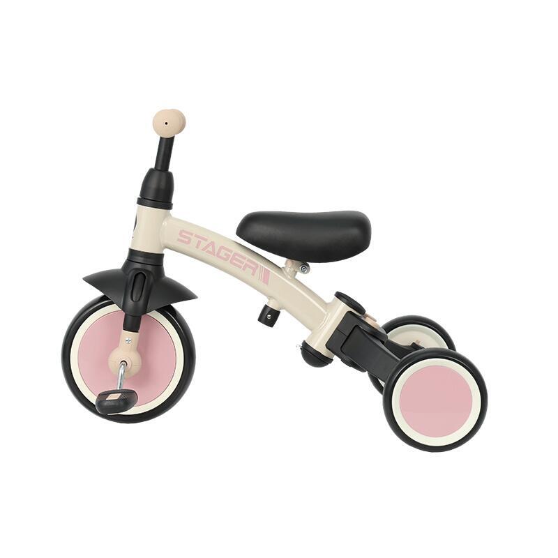 Tricycle Qplay Stager 3-en-1 Rose 4/7