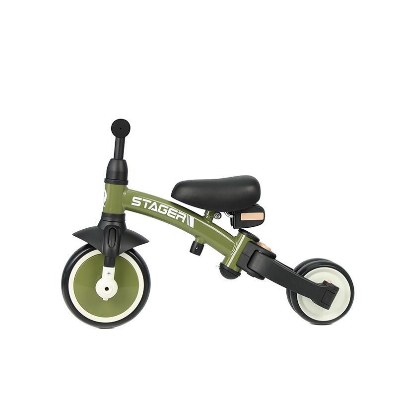 Tricycle Qplay Stager 3-en-1 Vert 5/7