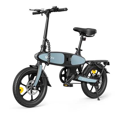 Elektrische fiets voor volwassenen dyu c2, 48v 7,5ah batterij, 16 inch band
