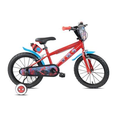 Kinderfiets 16 inch 5-7 jaar spider-man