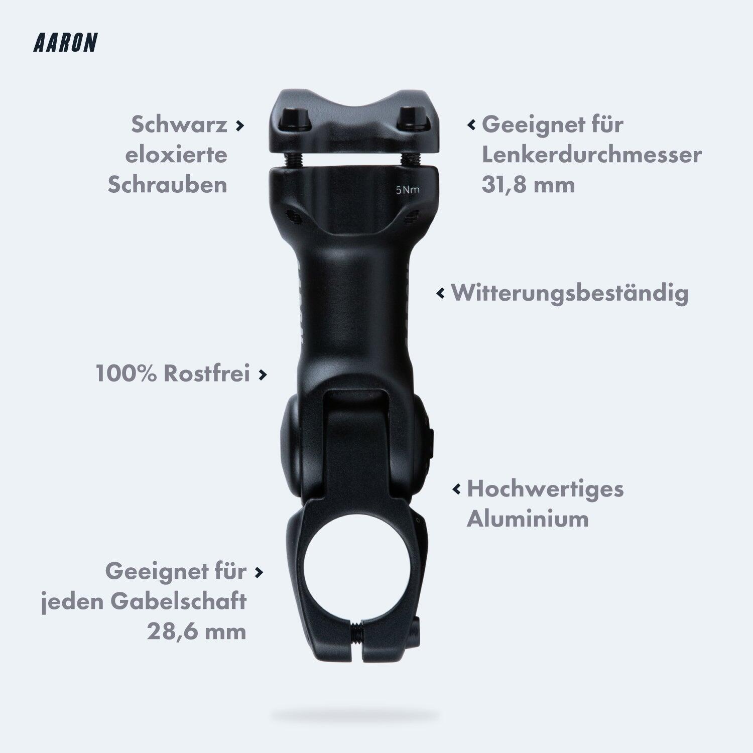 Stem Flex - Verstellbarer Fahrradvorbau - für 31,8 mm Lenker, 110 mm Länge 3/5