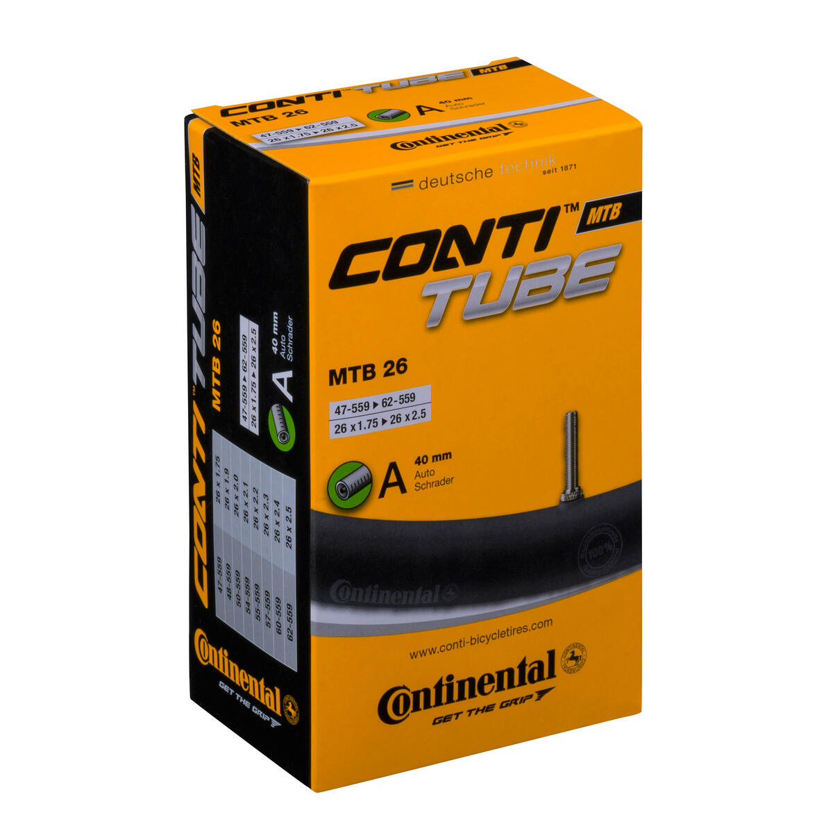 Dętka Continental 26x1,75-2,50 2/4