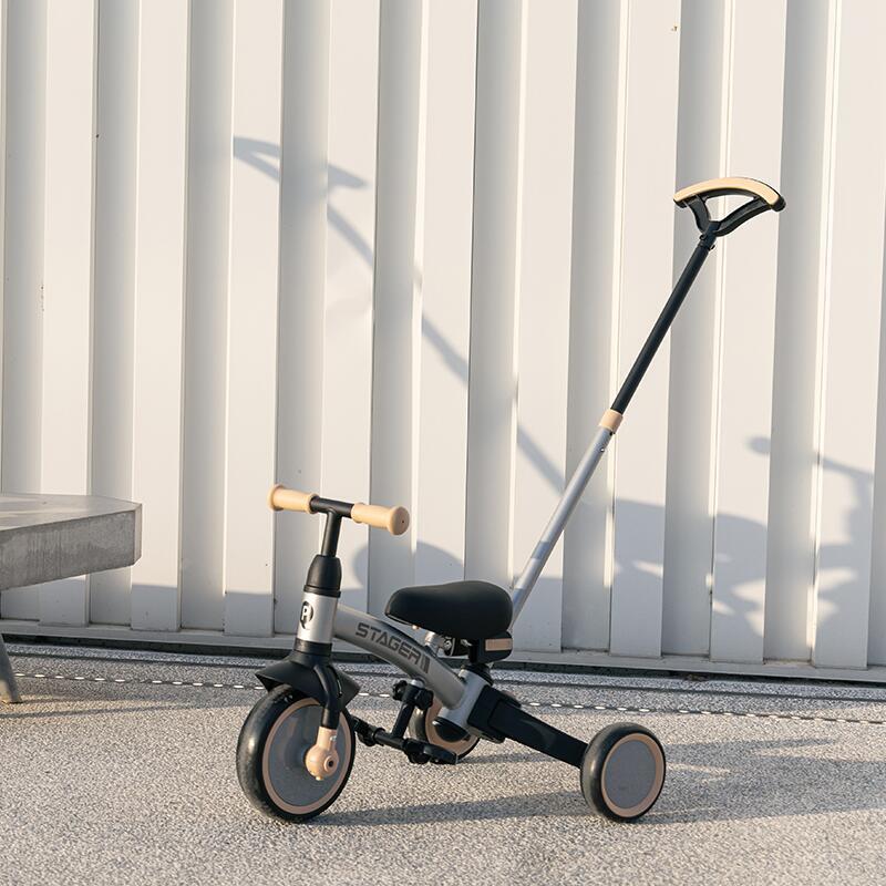 Tricycle Qplay Stager 3-en-1 Argent 7/7