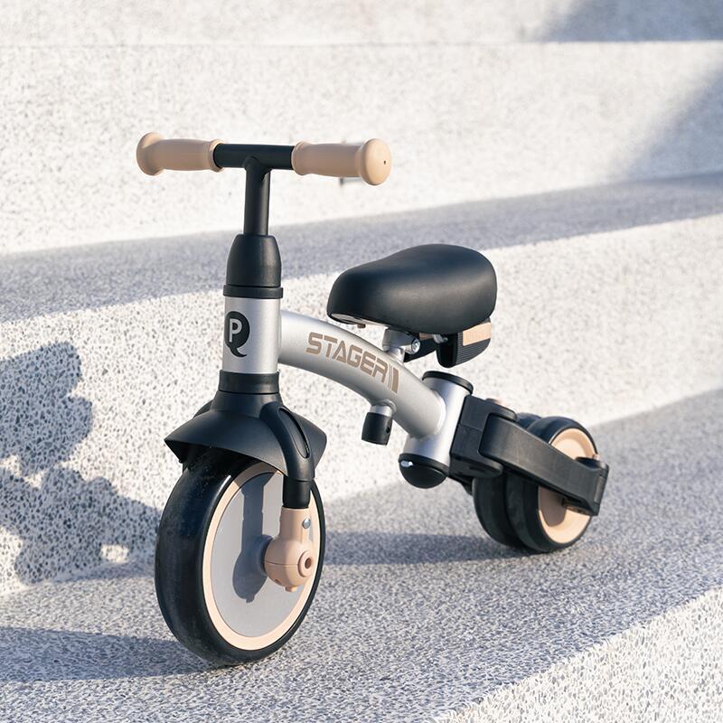 Tricycle Qplay Stager 3-en-1 Argent 6/7