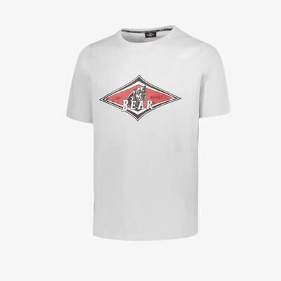 T-shirt beer groot logo wit