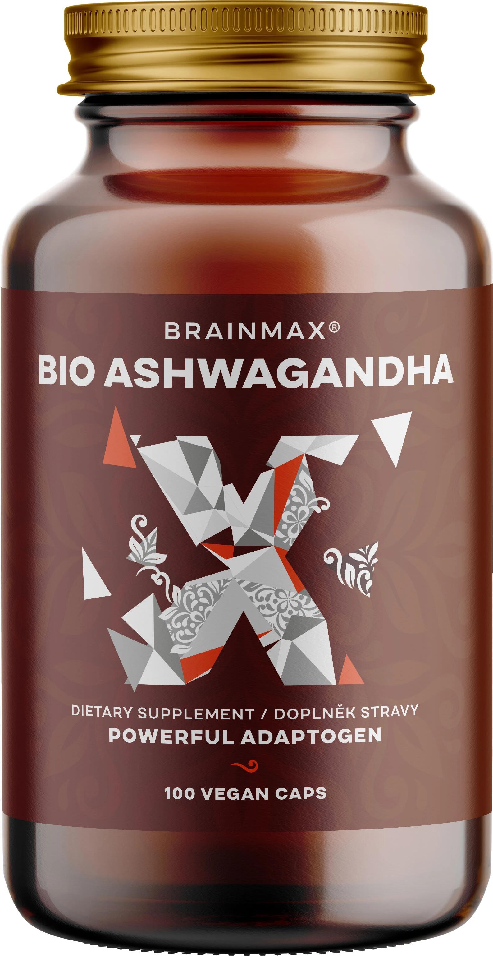 BRAIN MAX BIO ashwagandha extrakt doplněk stravy