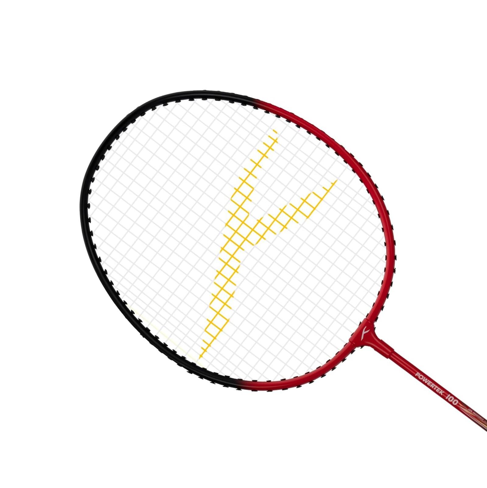 Badminton Set 2 Schläger mit Hülle - Powertek 100 Anfänger Training 2/7