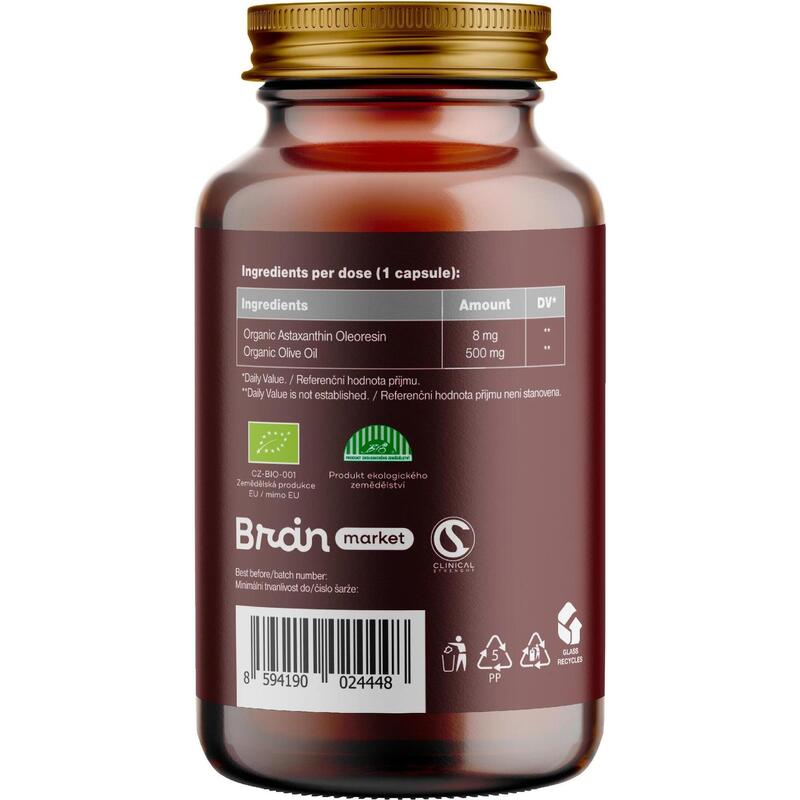 BIO astaxanthin doplněk stravy