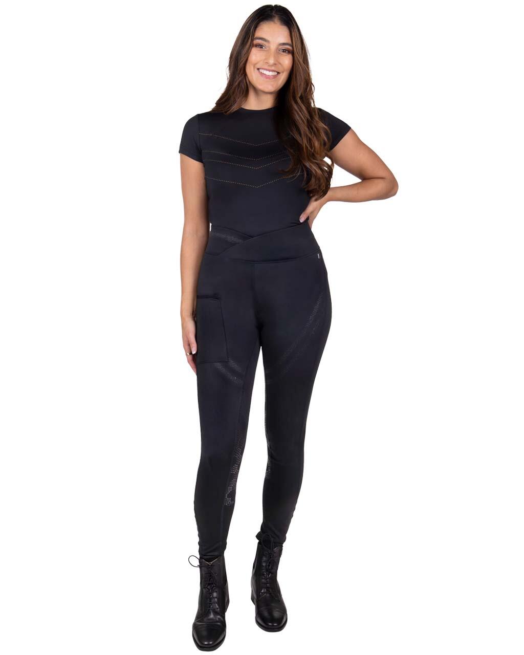 Reithose full grip Frau QHP Raquel 6/7