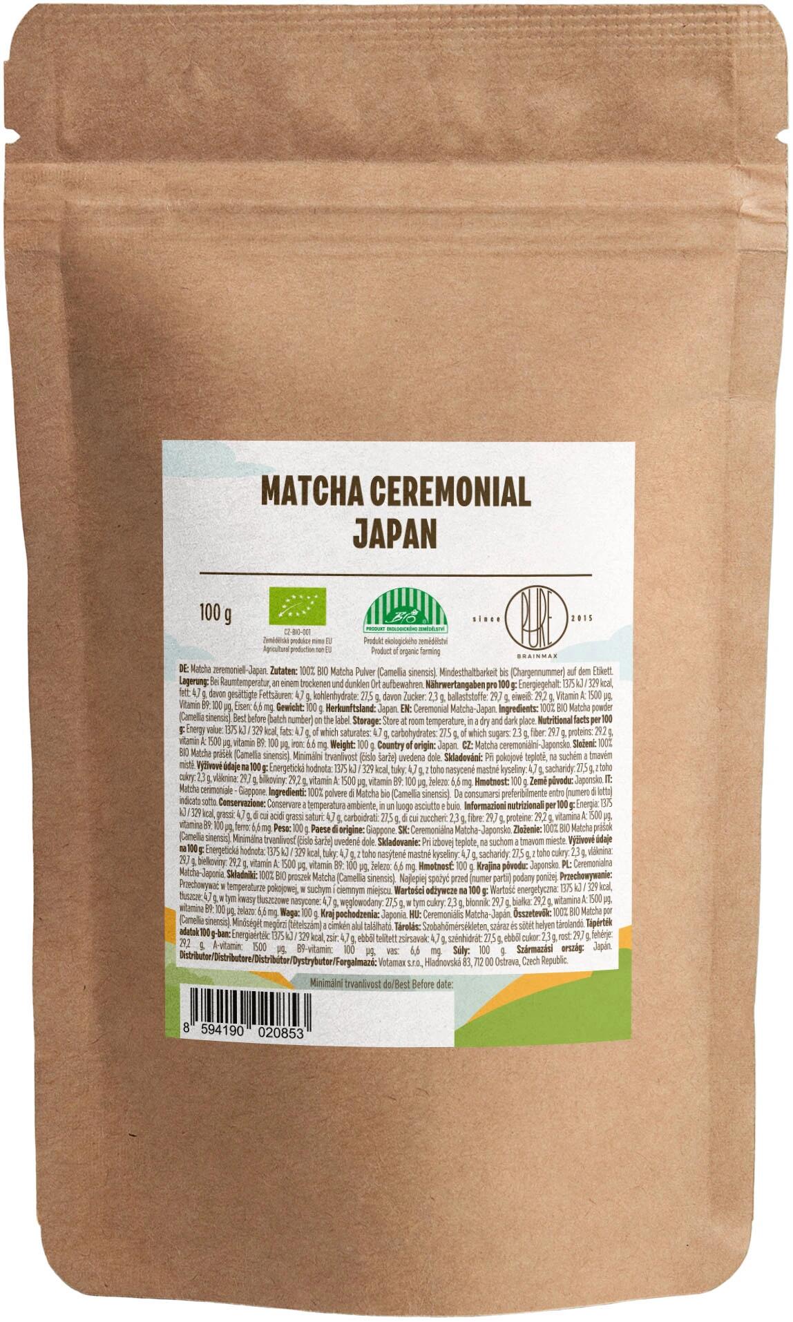 BRAIN MAX Matcha ceremonial grade BIO